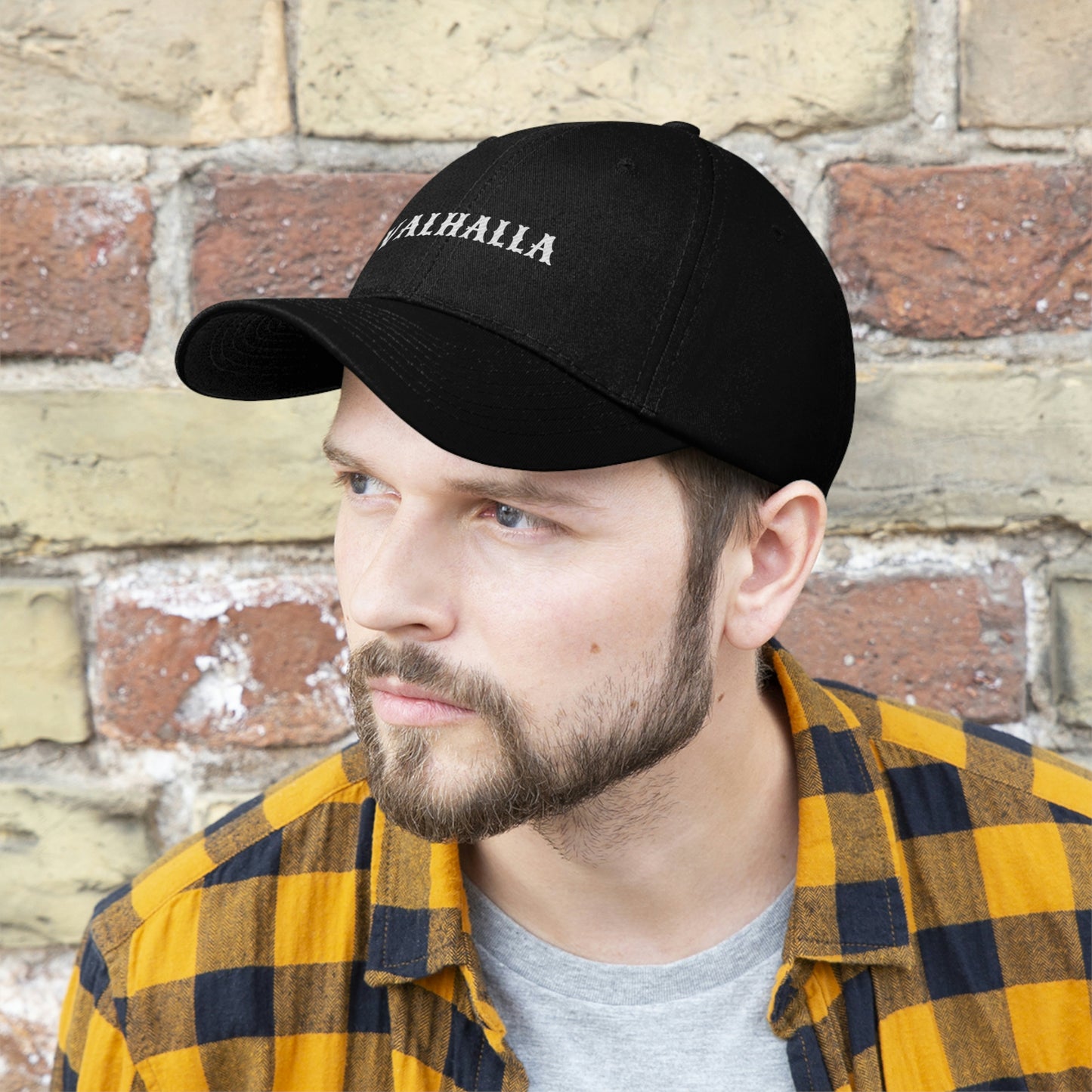 Embroidered Valhalla Unisex Twill Hat