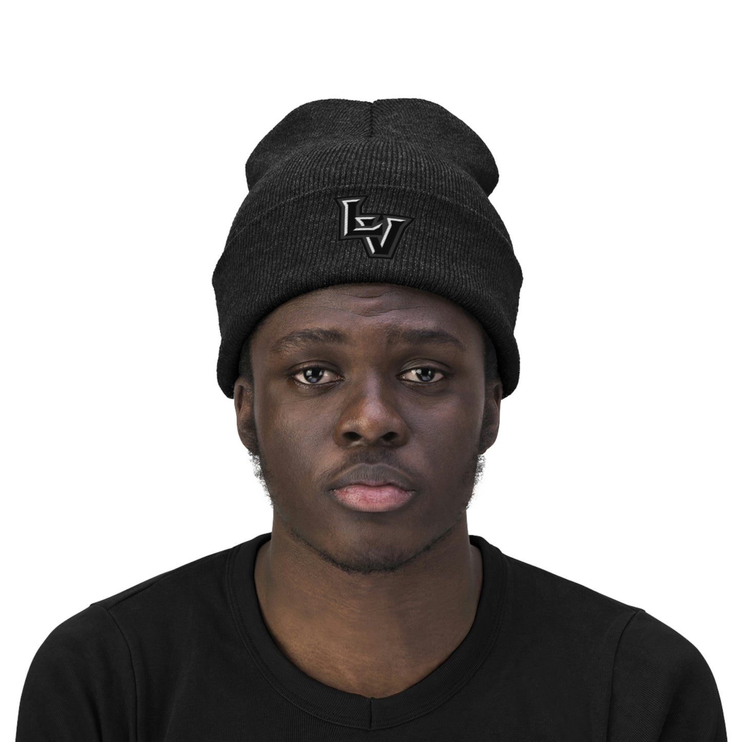 Embroidered LV Knit Beanie