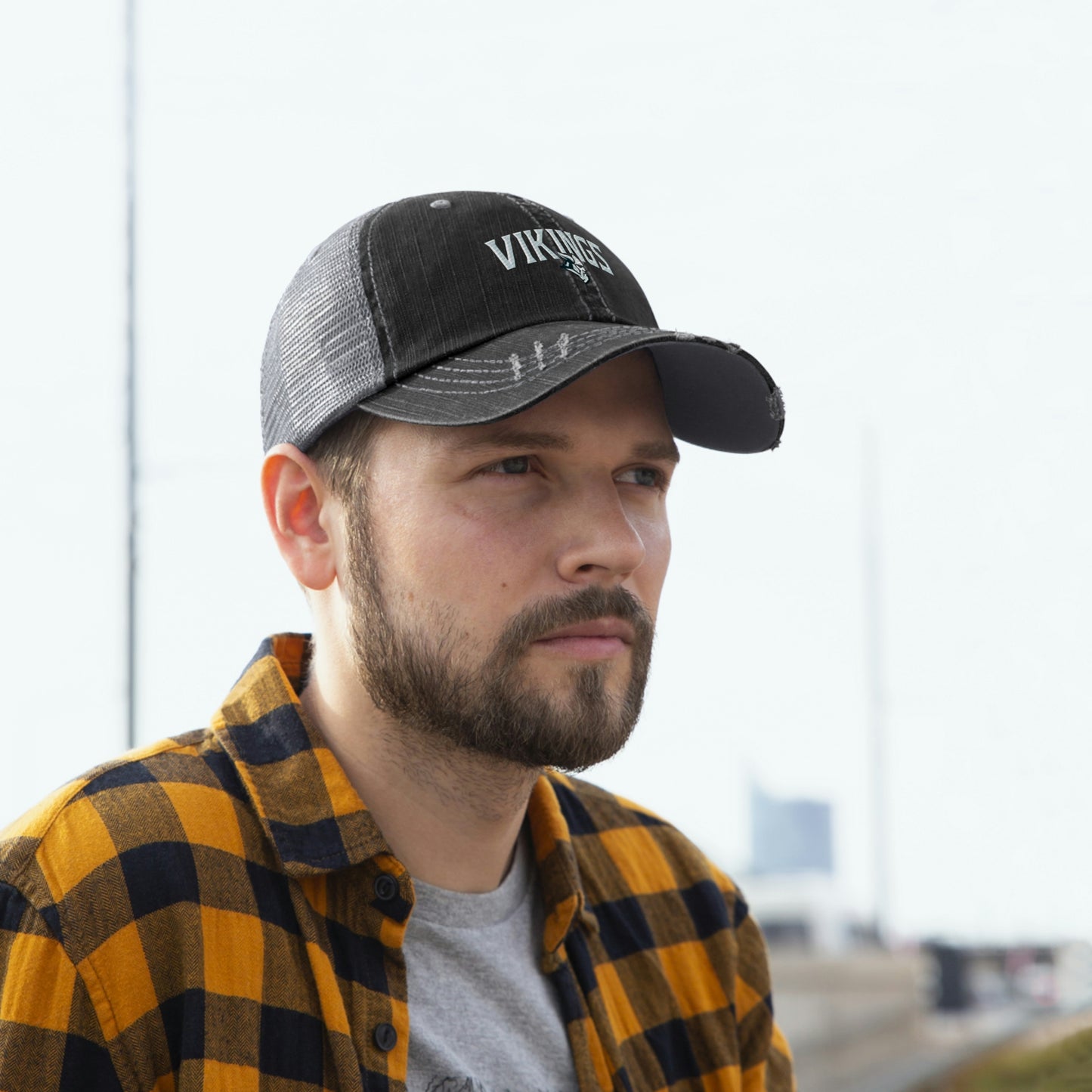 Embroidered Viking Unisex Trucker Hat