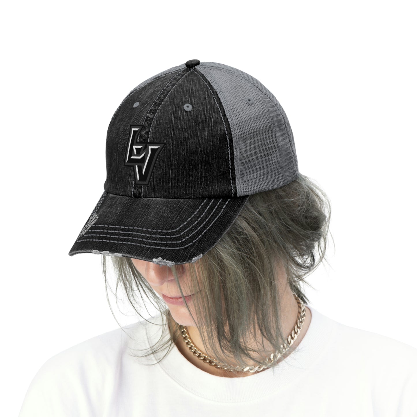 Embroidered LV Unisex Trucker Hat