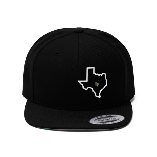 Texas LV Unisex Flat Bill Hat