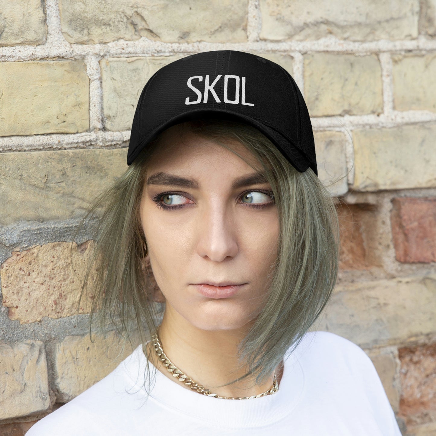 Embroidered SKOL Unisex Twill Hat